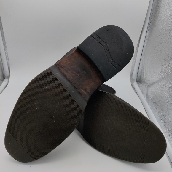 SALE - Men's Coach Jeremy Dark Brown Leather boots. Sz 9.5 - Picture 8 of 11